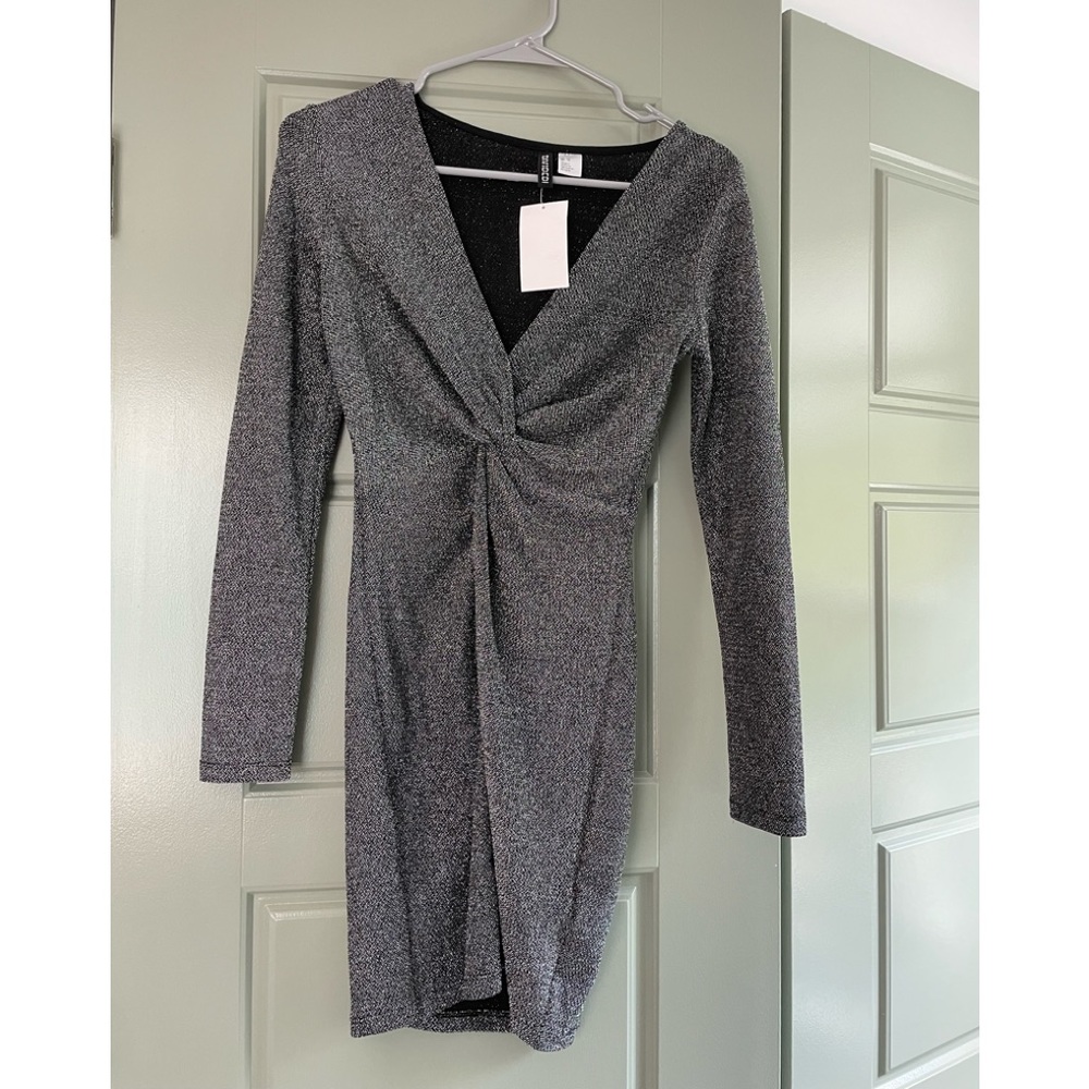 H&M Glitzy Sparkle Mini Dress